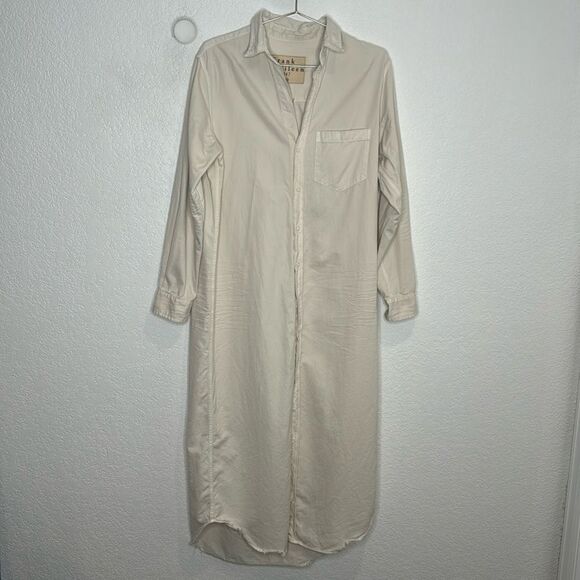 FRANK & EILEEN RORY SHIRT DRESS | VINTAGE WHITE Medium - Picture 2 of 13